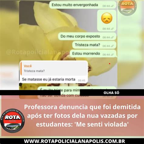 vazados da professora|Professora demitida após ter fotos dela nua vazadas por ...